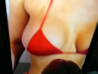 Lana rhoades red lingerie